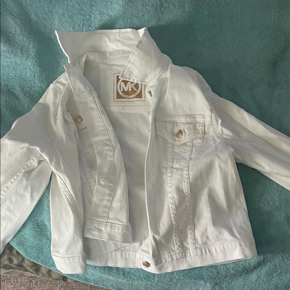 Michael Kors White Jean Jacket - Picture 1 of 1